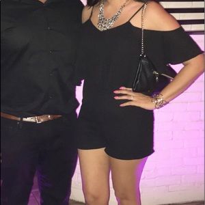 Dressy Black Romper Size M